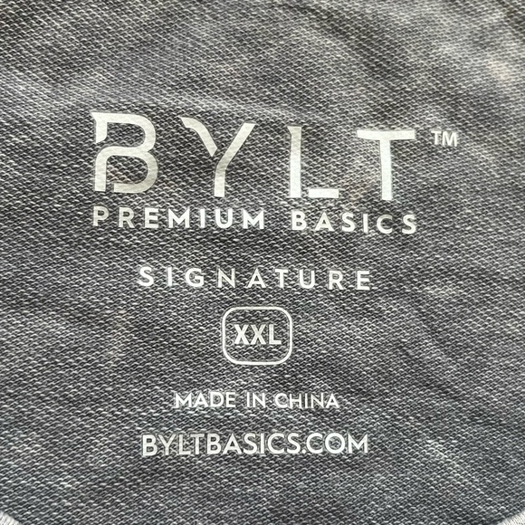 BYLT SIGNATURE BASICS PREMIUM LONG SLEEVE SHIRT SIZE XXL ATHLETIC STYLISH - Picture 3 of 7